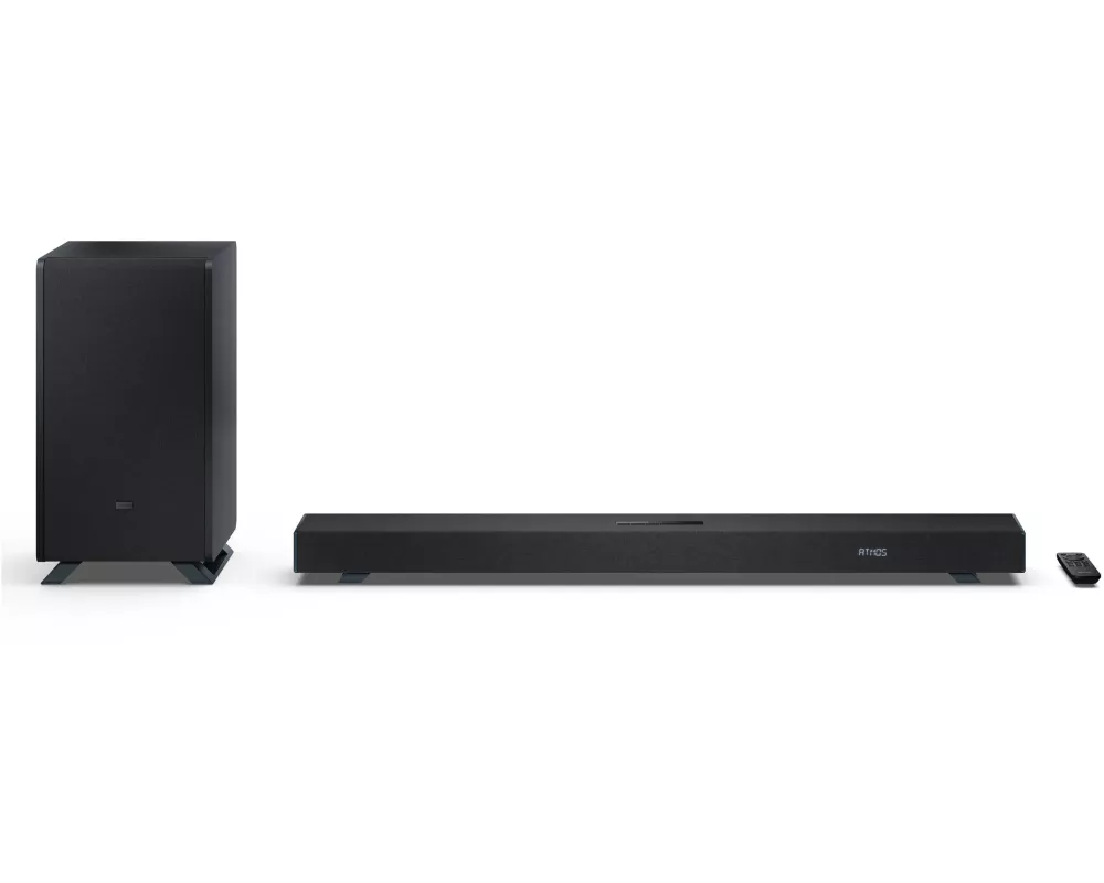 Sharp HTSBW53121BK mit kabellosem Subwoofer