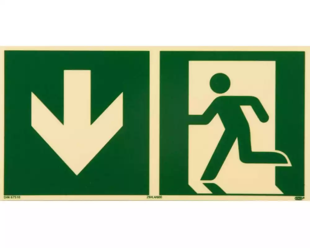 P.R.O. Rettungsweg Ausgang – Piktogramm 150 x 300 mm
