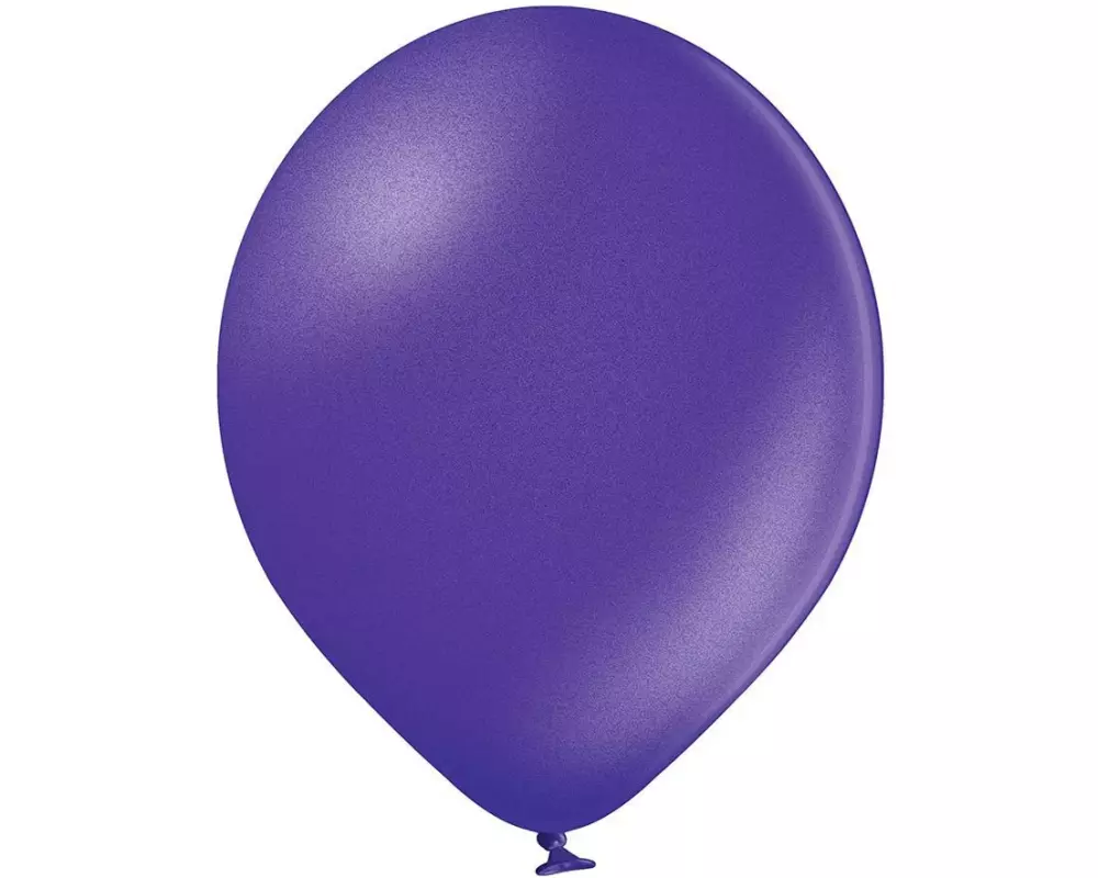 Belbal Luftballon Metallic Violett, Ø 30 cm, 50 Stück