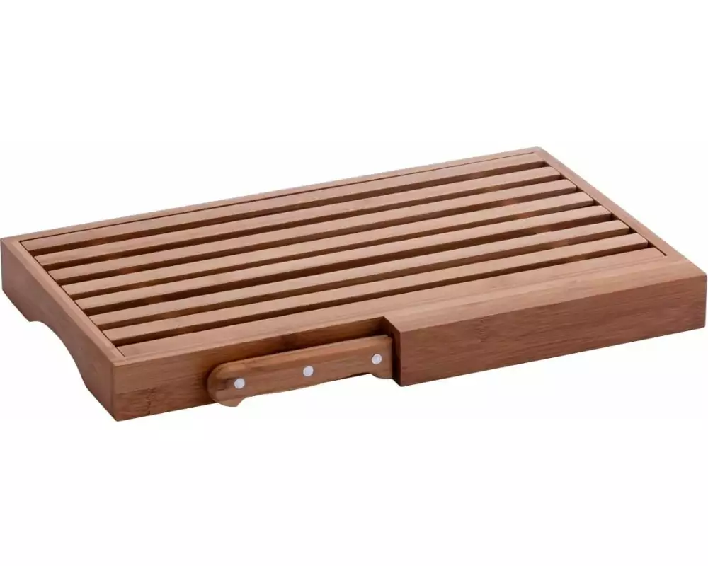 Zeller Present Brotschneidebrett 39.5 x 23.5 x 4 cm, Bambus