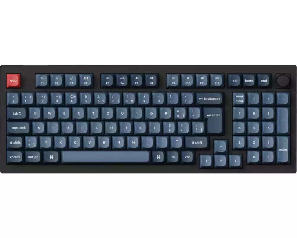 Keychron Gaming-Tastatur V5 Max Black Brown Switch