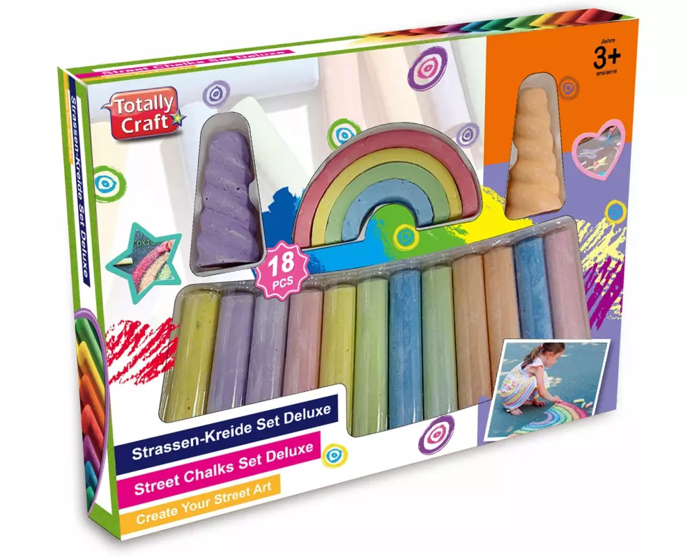 Totally Strassenmalkreide Deluxe Set Multi