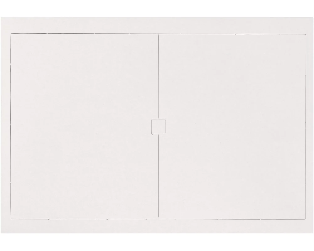 Heyda Deko-Bastelset Knusperhaus weisser Karton, A4