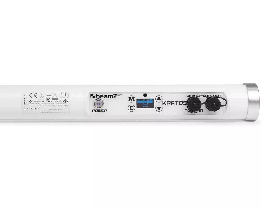 BeamZ Pro Kratos Tube70 Set RGBW LED, IP65, mit Akku und Flightcase