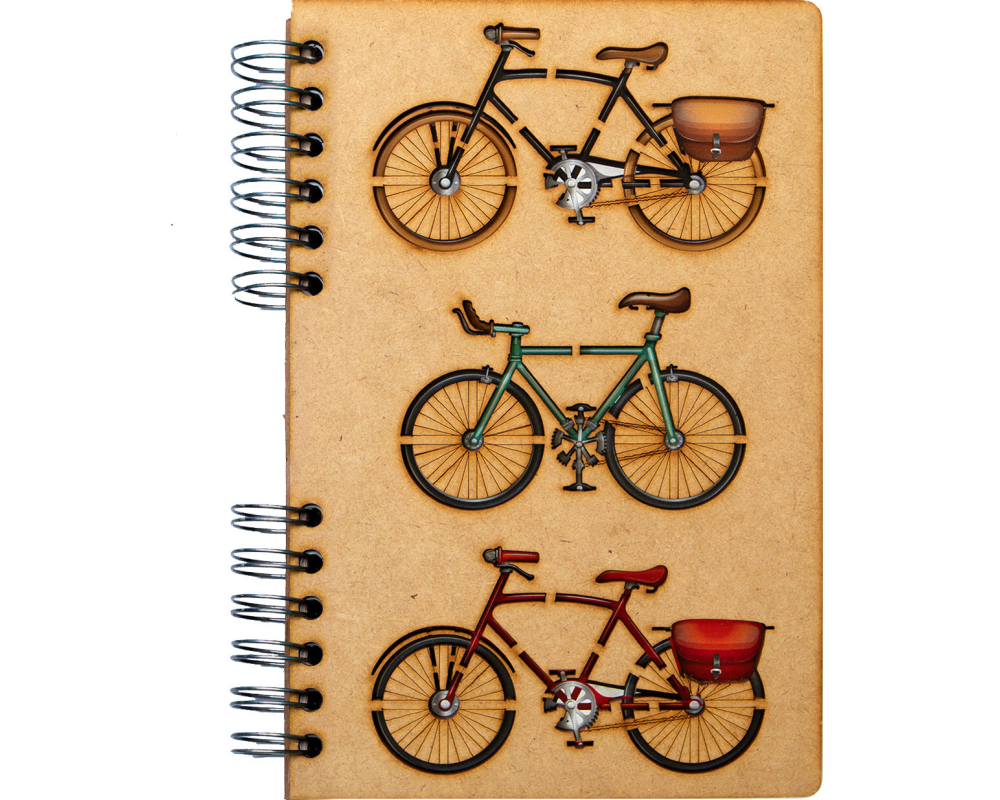 KOMONI Notizbuch Vintage bikes A5 VINF5G liniert 90 Blatt