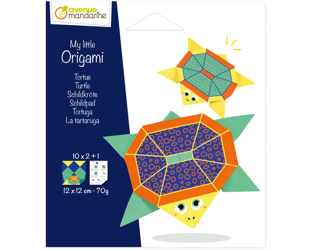 MANDARINE Origamipapier 12x12cm OR515C Schildkröte 70g 20 Blatt
