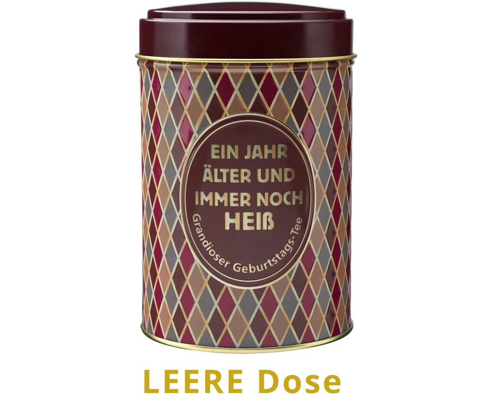 ROOST Teedose 1894 leer, Ein Jahr älter