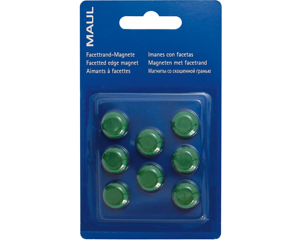 MAUL Magnete 15mm 6175255 grün 8 Stück
