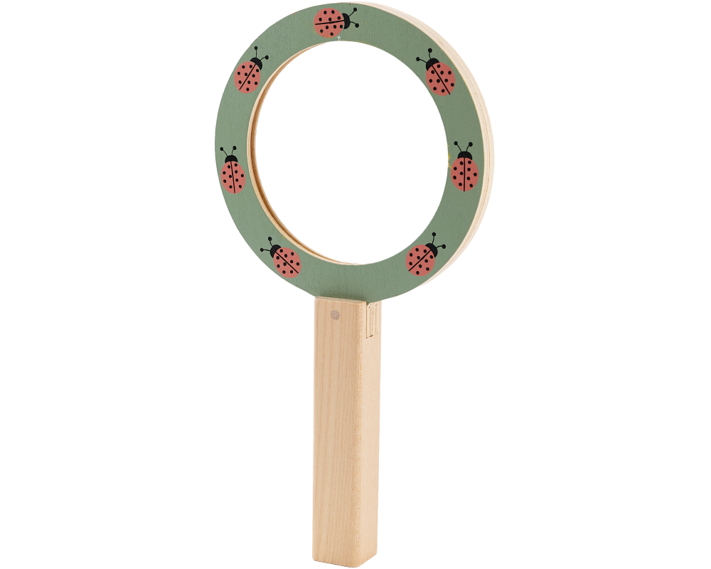 JABADABADO Lupe Marienkäfer C2575 aus Holz, grün