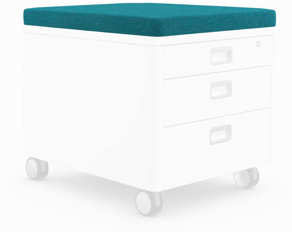MOLL Sitzkissen 43x54x5cm 1002636-505 petrol, zu Rollcontainer