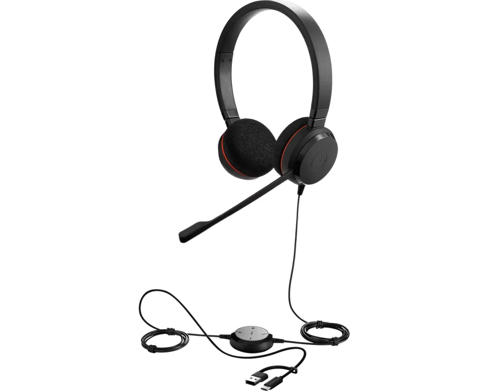 Jabra Headset Evolve 20 Stereo UC USB C/A