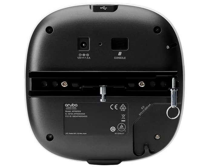 HPE Aruba AP-504 Access Point, RW, Dual Radio 2x2:2, 802.11ax, External Antennas, Unified Campus