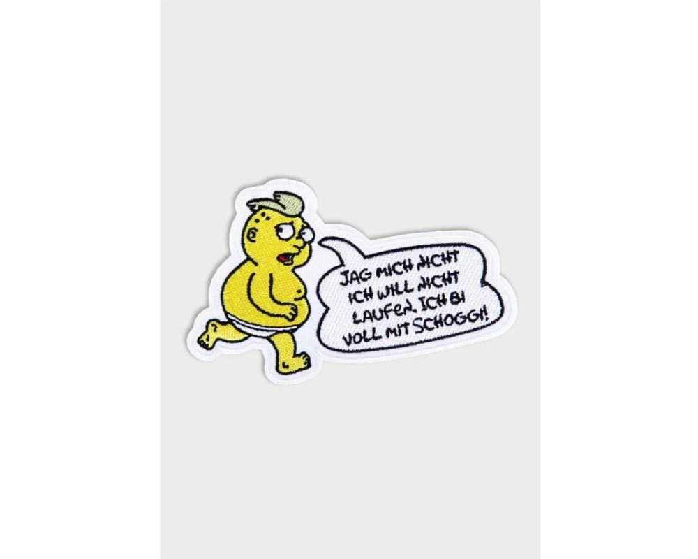 Swissmeme Patch Comic Schoggi Meme Aufbügler, 10.5 x 6.5 cm