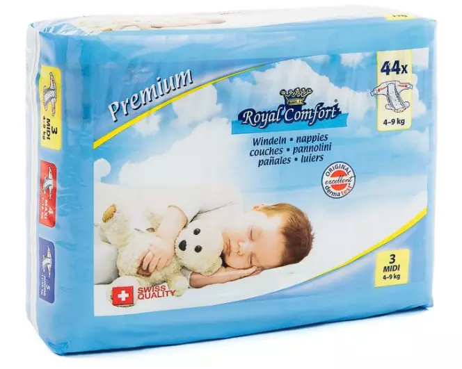 Royal Comfort Windeln Premium Grösse 3, 44 Stk.