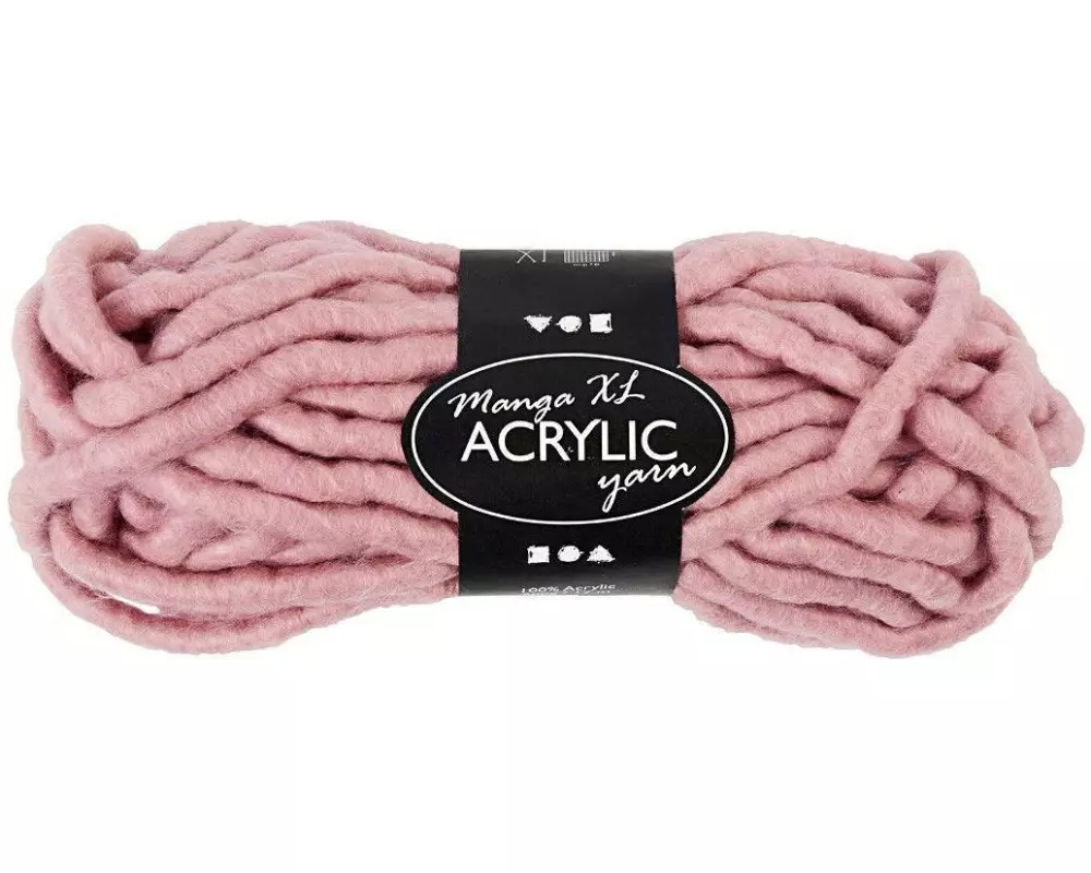 Creativ Company Wolle Acryl XL 17 m Rosa