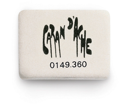 CARAN D'ACHE Radierer 149.360 weiss 33x24x5mm