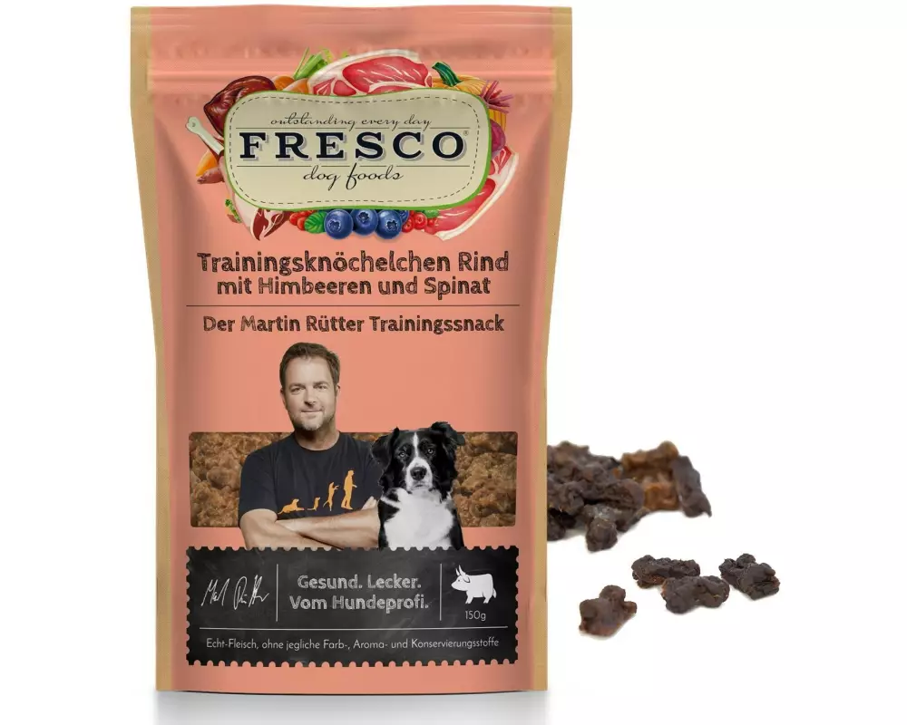 FRESCO Martin Rütter Trainingsknöchelchen Rind&Himberen, 150 g