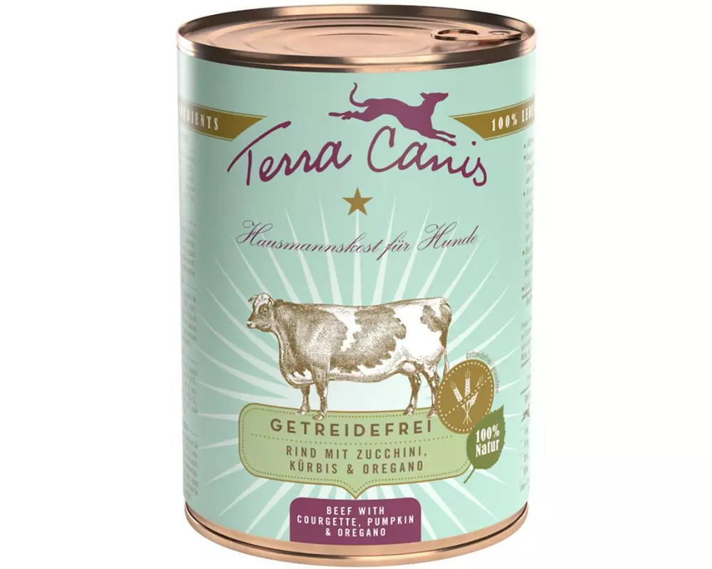 Terra Canis Nassfutter Getreidefrei Rind, 400 g