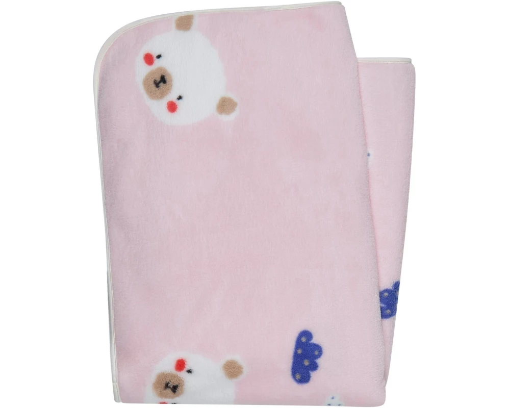 Sterntaler Babydecke Familie Bär Rosa
