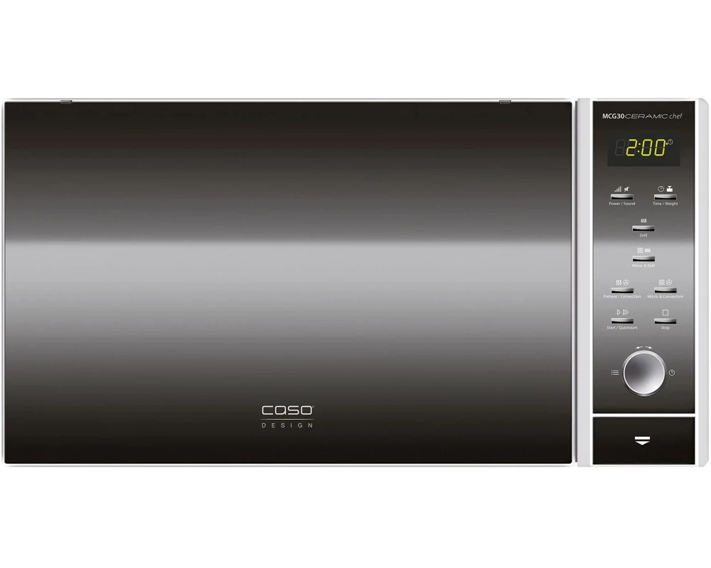 Caso Mikrowelle MCG30 Ceramic Chef Schwarz