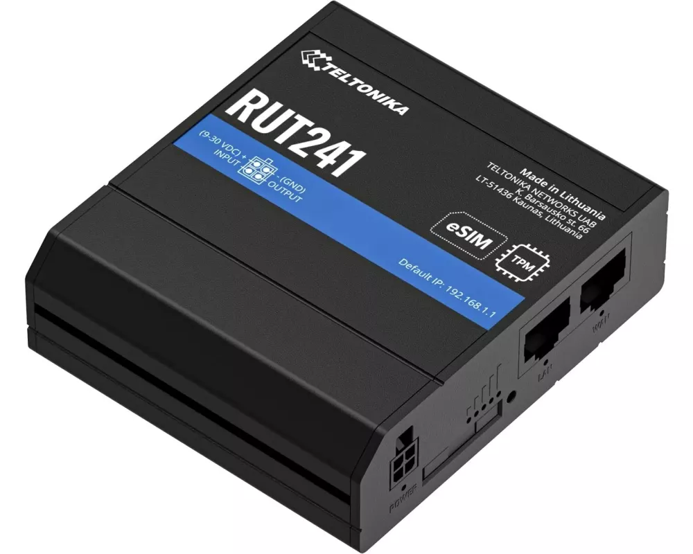 Teltonika LTE-Industrie-Router RUT241 eSIM
