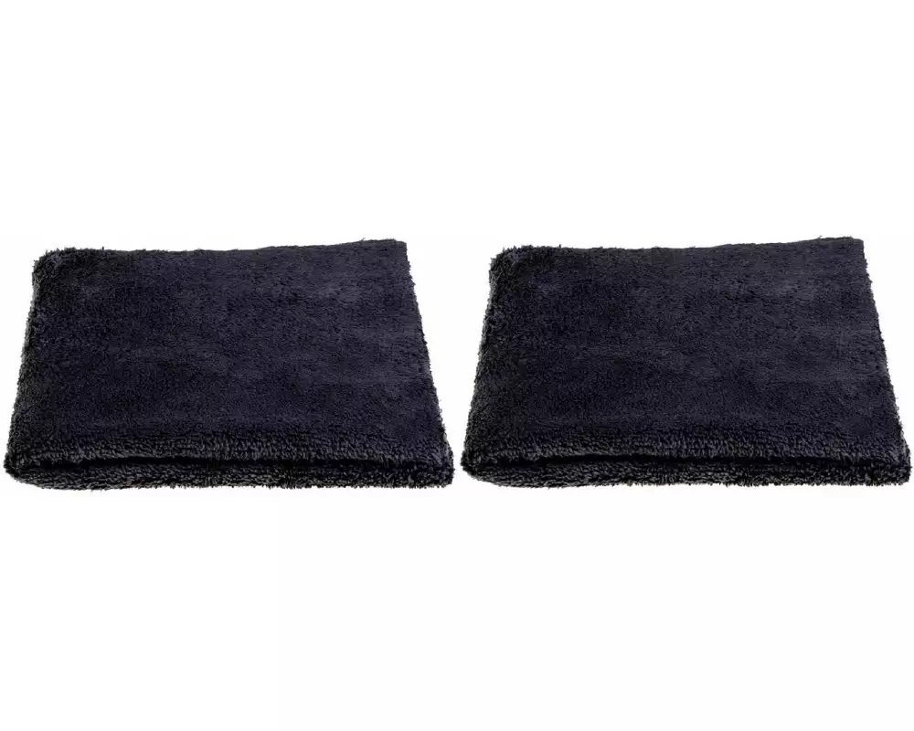 Edi Baur Mikrofaser-Reinigungstuch Hydrofil 2 Stück, Schwarz