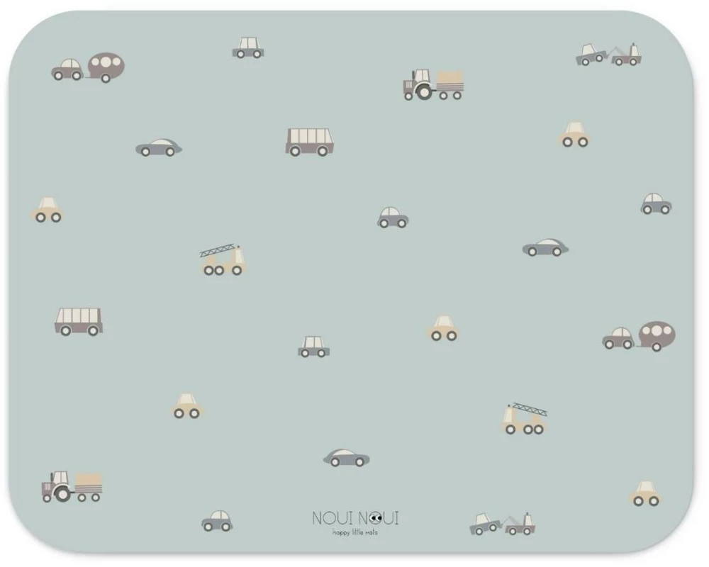 Noui Noui Bodenschutzmatte Little Wheels 120 x 95 cm