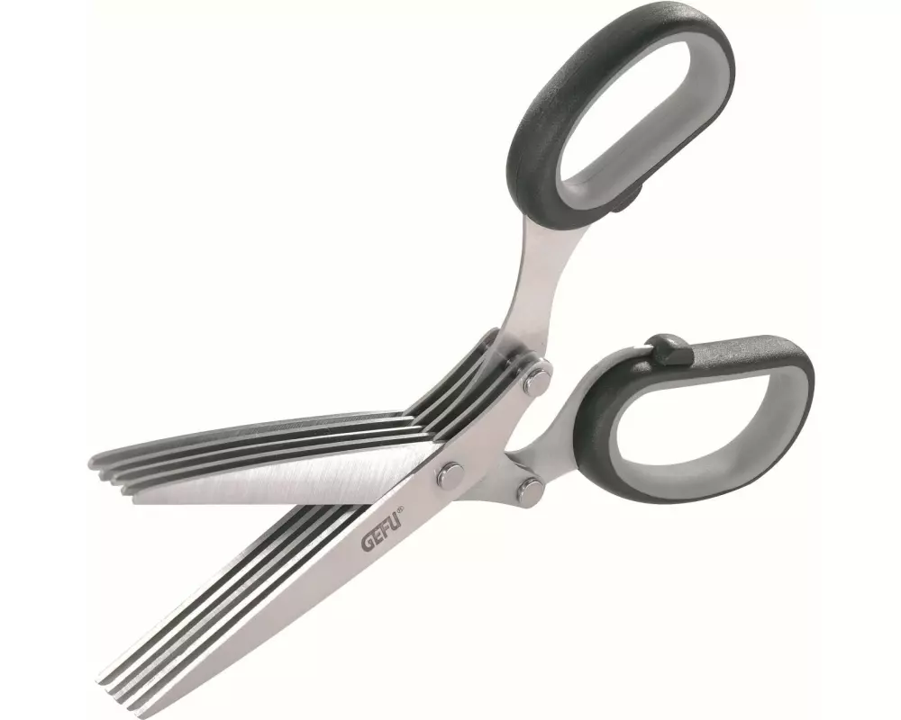 GEFU Kräuterschere Cutare Schwarz/Silber
