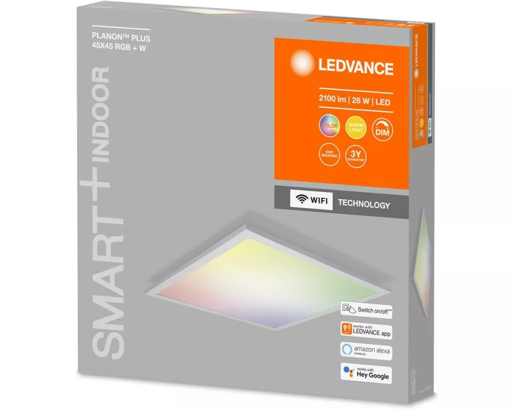 Ledvance LED-Panel SMART+ WiFi Planon Plus, 45 x 45 cm, 28W, RGBW
