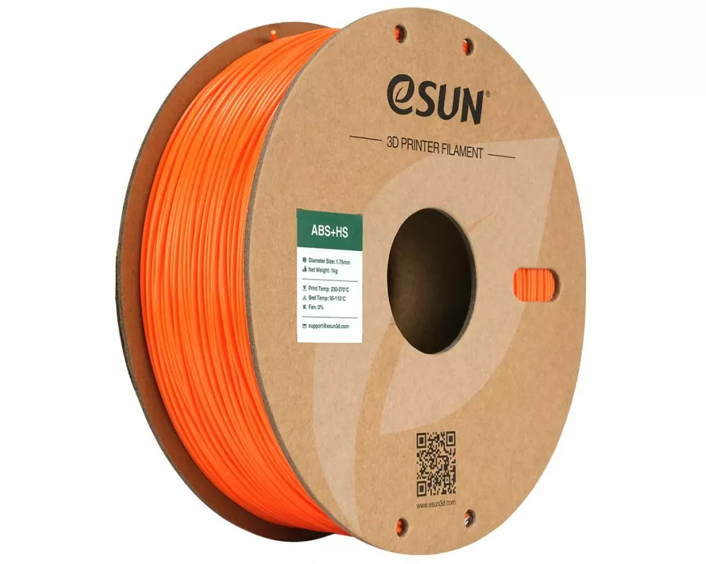 eSun Filament ABS+ HS Orange 1.75 mm 1 kg