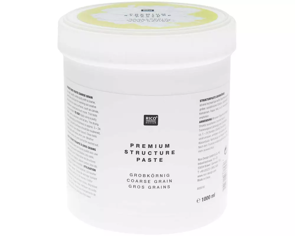 Rico Design Bastelfarbe Premium Strukturpaste 1000 ml