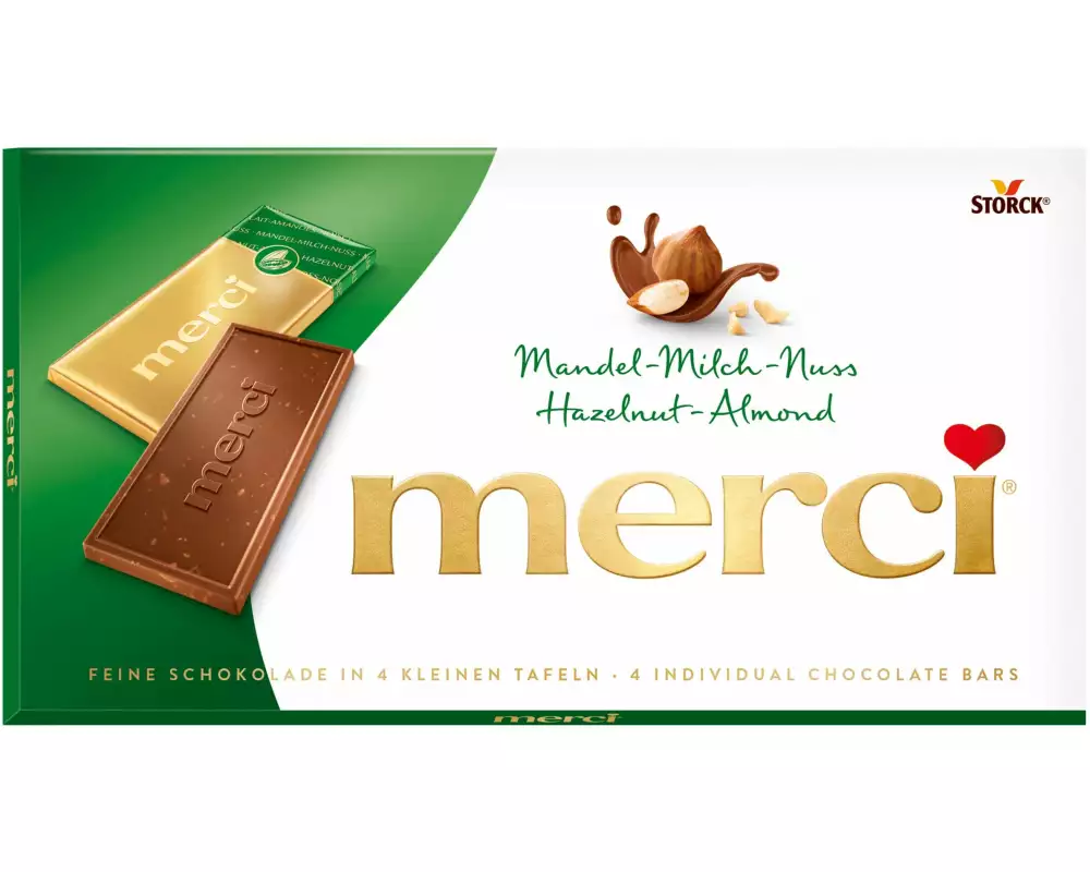 Storck Tafelschokolade Merci Mandel-Milch-Nuss 100 g