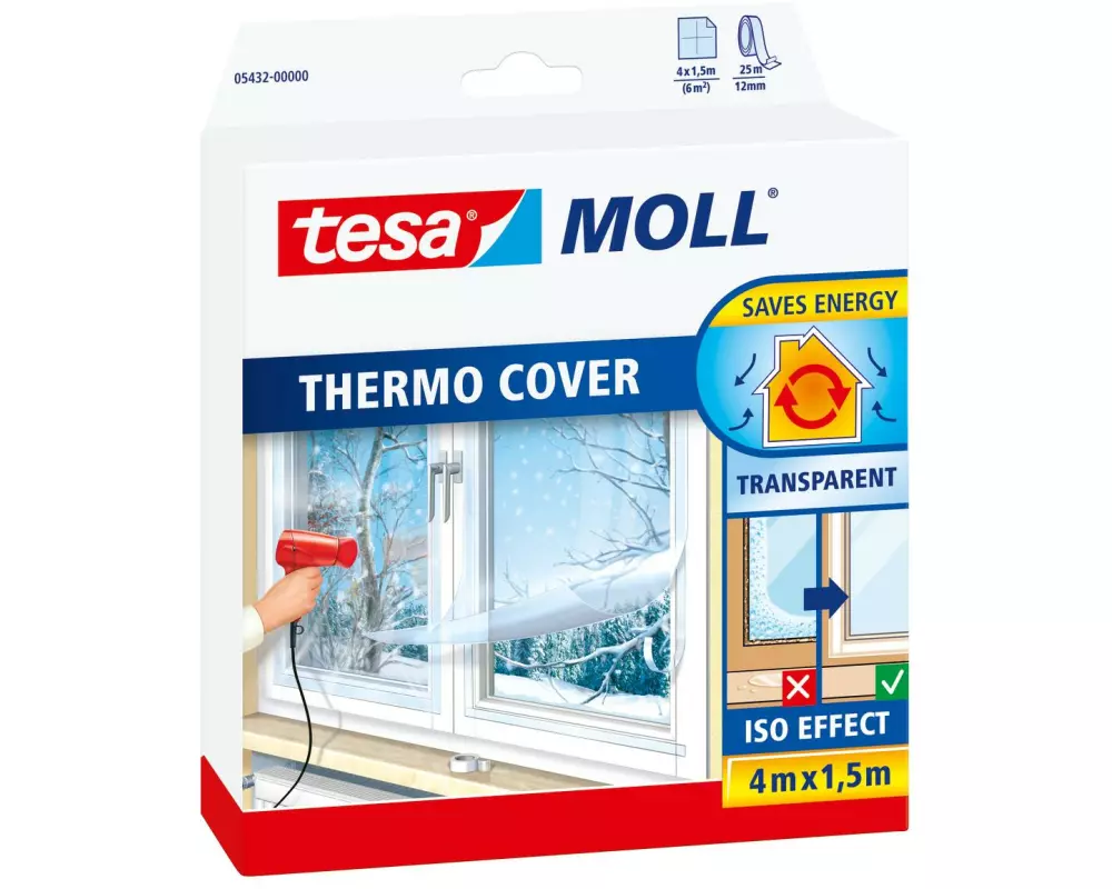 tesa Thermo Cover Fensterisolierfolie 4 x 1.5 m