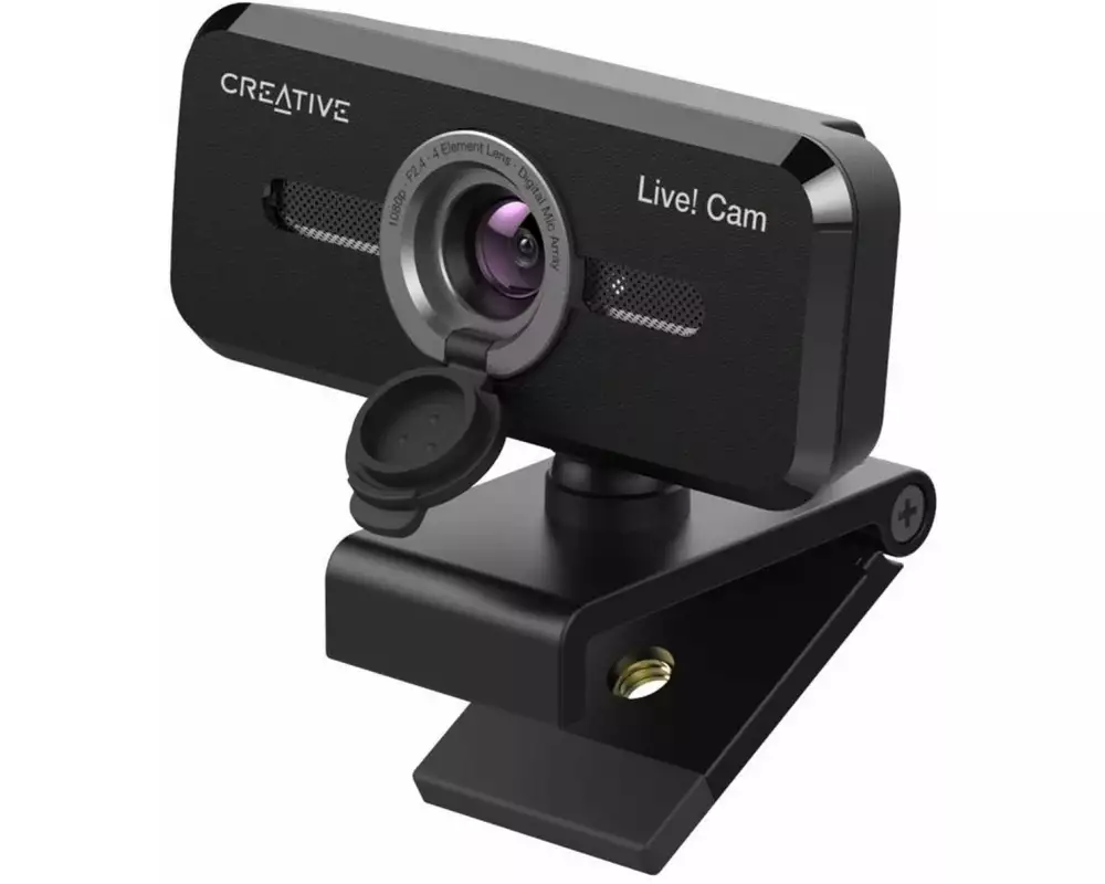 CREATIVE Webcam Live! Cam Sync 1080P V2 Full HD Schwarz