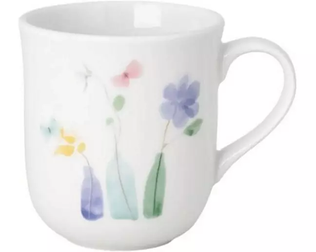 Hutschenreuther Universaltasse Frühlingsgrüsse Blumenvasen 400 ml