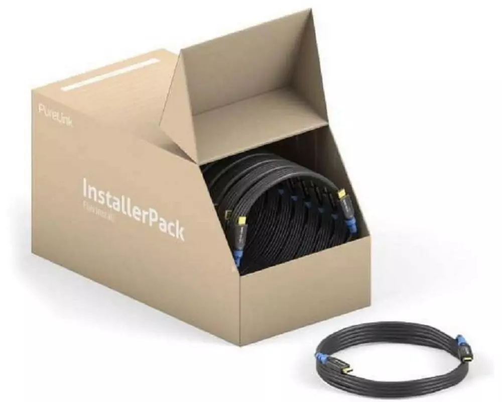 PureLink FlexInstall Patchkabel Cat 6A, S/FTP, 0.3 m, Schwarz, 80 Stk