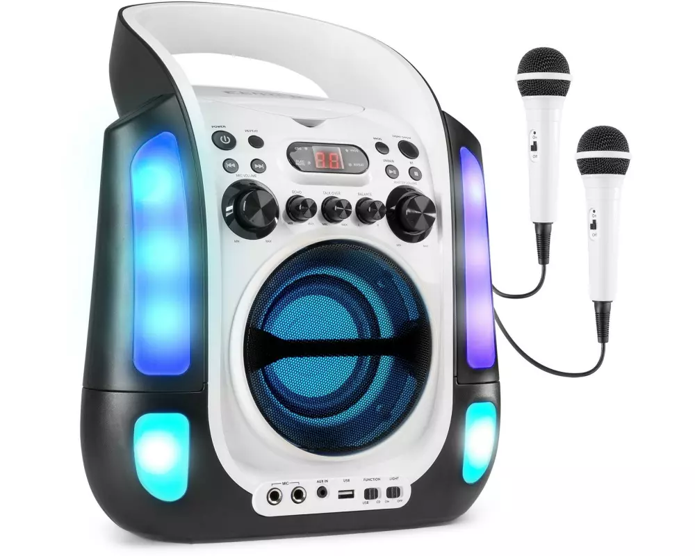 Fenton Lautsprecher Karaoke Maschine SBS30W Weiss