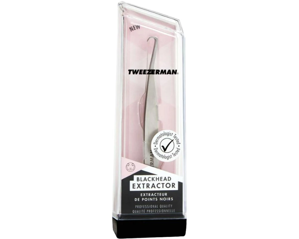 tweezerman Blackhead Extractor Mitesserentferner Edelstahl Gebogen