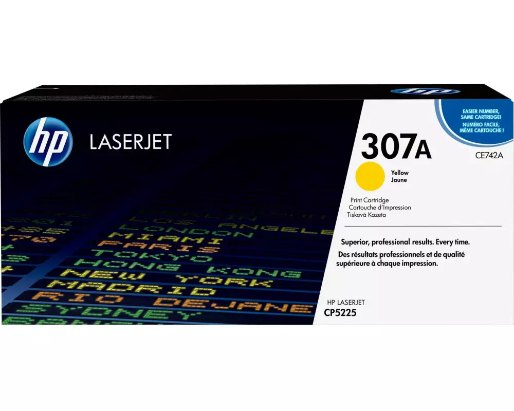 HP Toner Nr. 307A (CE742A) Yellow
