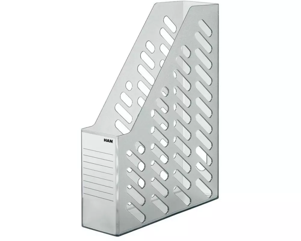 HAN Stehsammler Brilliant A4/C4 Grau/Transparent