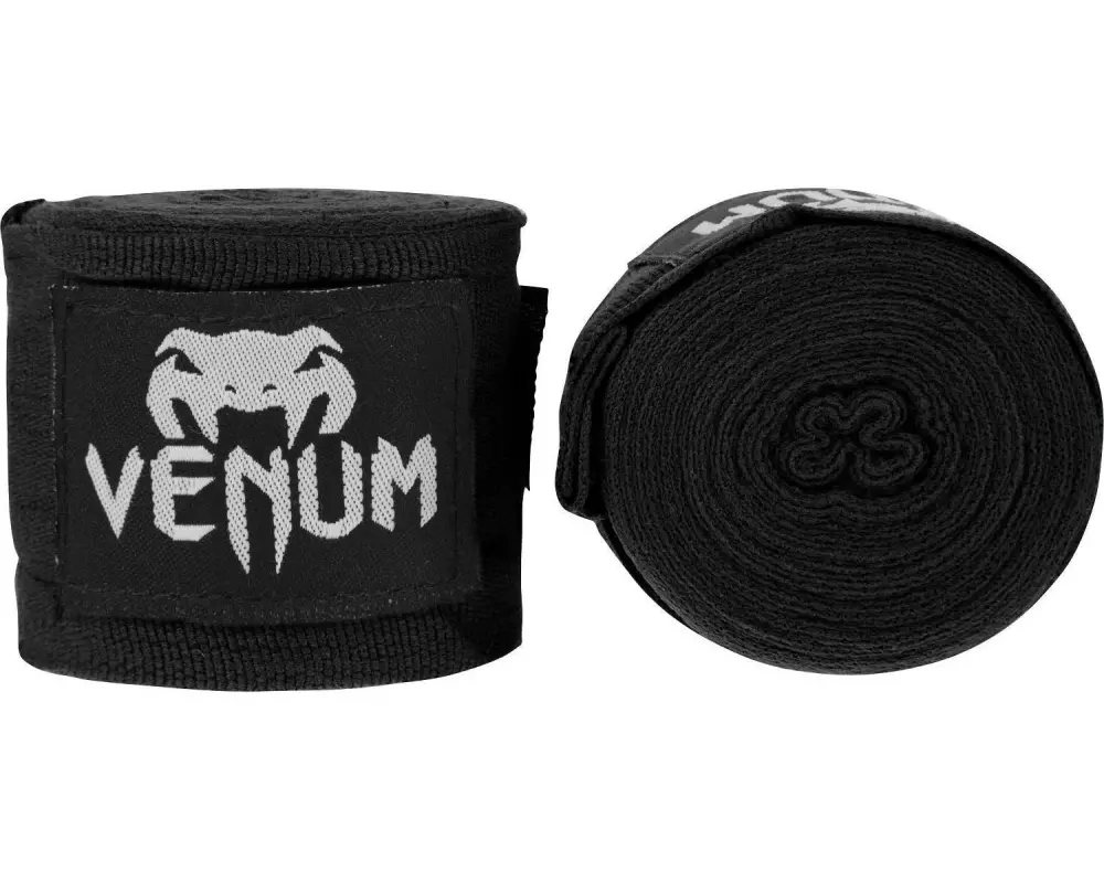 Venum Kontact Boxing Handwraps 2.5 m, Schwarz