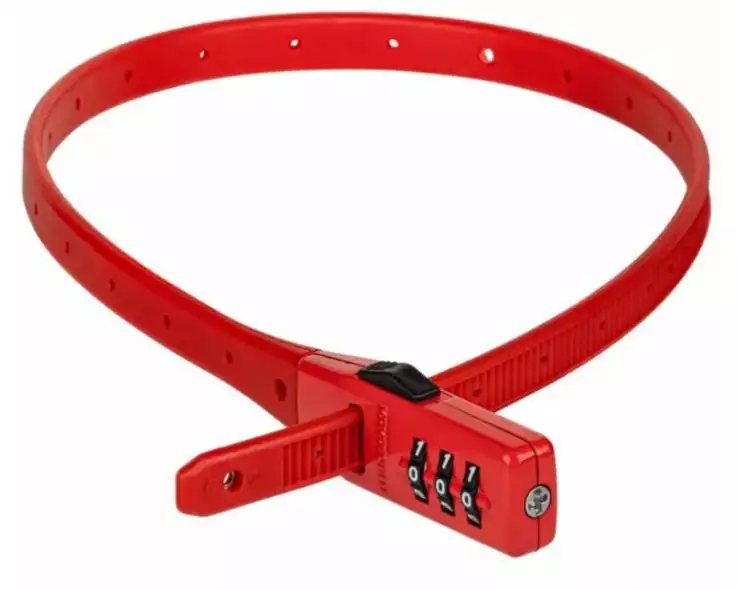 Kryptonite Klick-Schloss Combo 530 mm, Rot