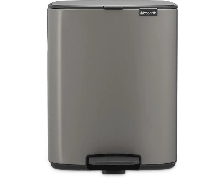 Brabantia Treteimer Bo 12 l, Platin