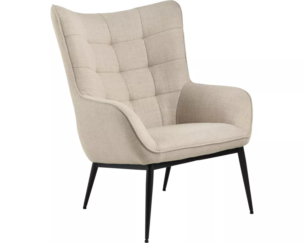 AC Design Sessel Redding Stahl/Textil, Beige