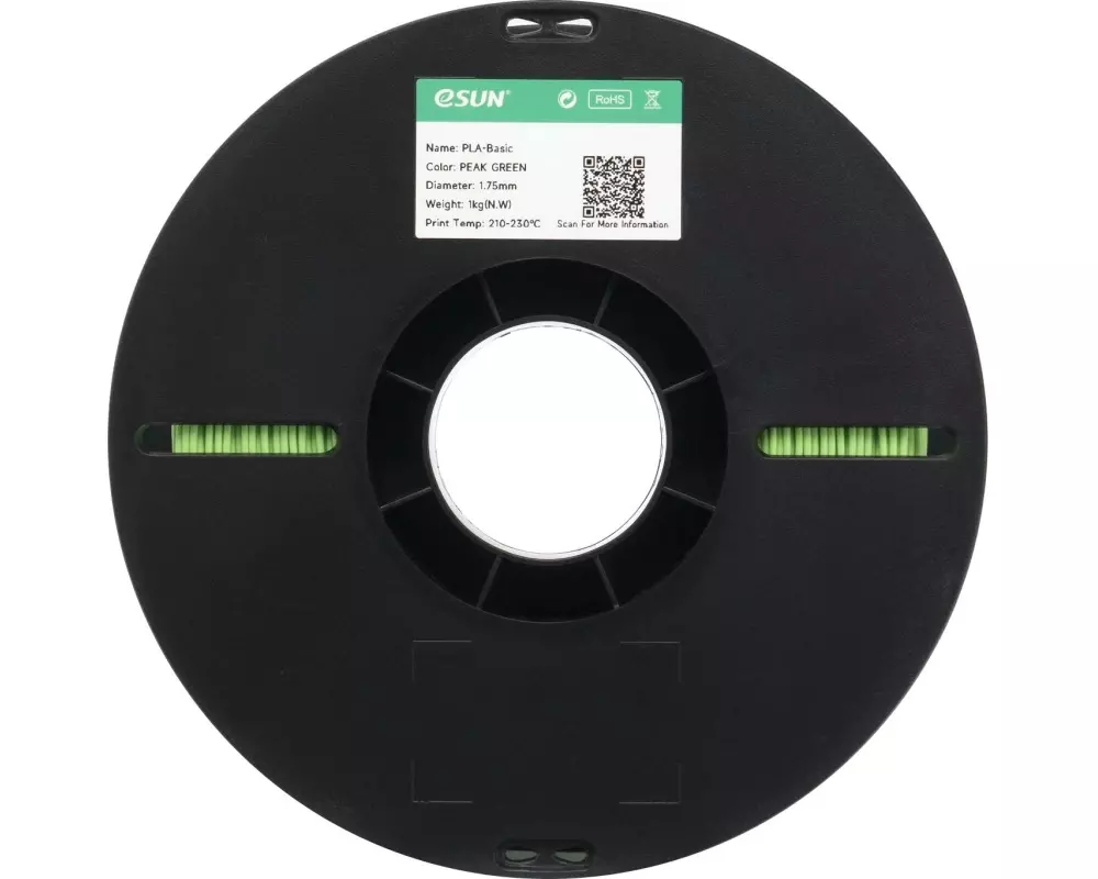 eSun Filament PLA Basic, Peak-Grün 1.75 mm 1 kg