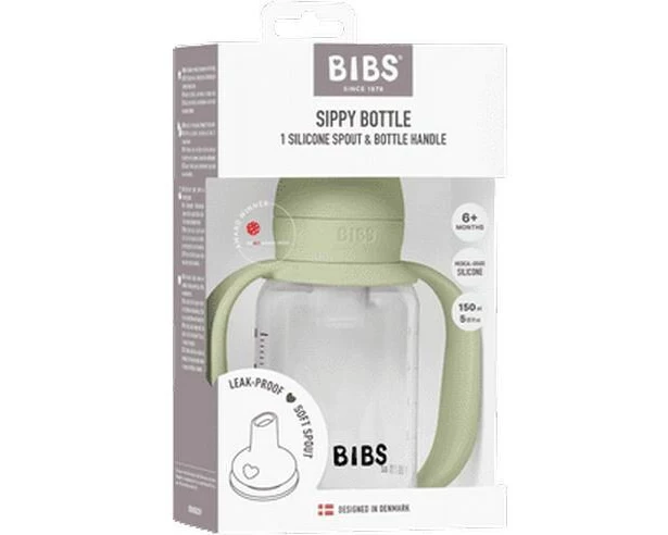 Bibs Trinkflasche Sippy Bottle Anti Colic Silicone Sage 150 ml