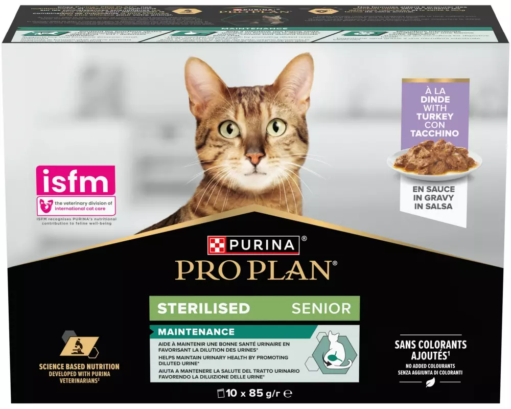 Purina Pro Plan Nassfutter Sterlised Maintenance 7+ 10 x 85 g