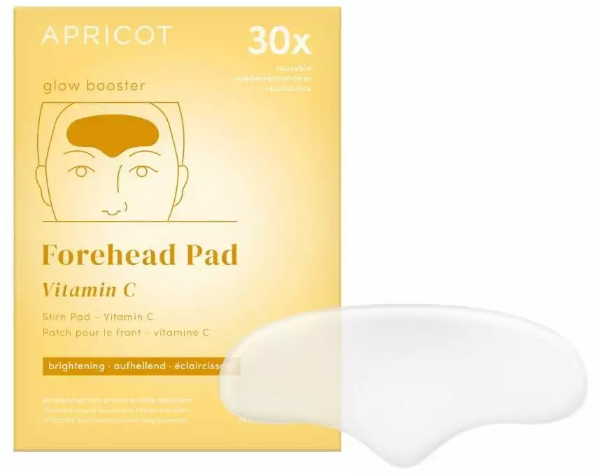 Apricot Stirn Pad mit Vitamin C 1 Stück, wiederverwendbar