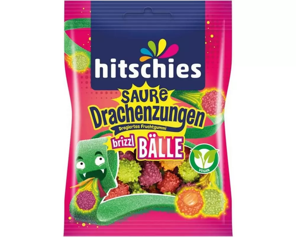 Hitschies Drachenzungen brizzl Bälle 100 g
