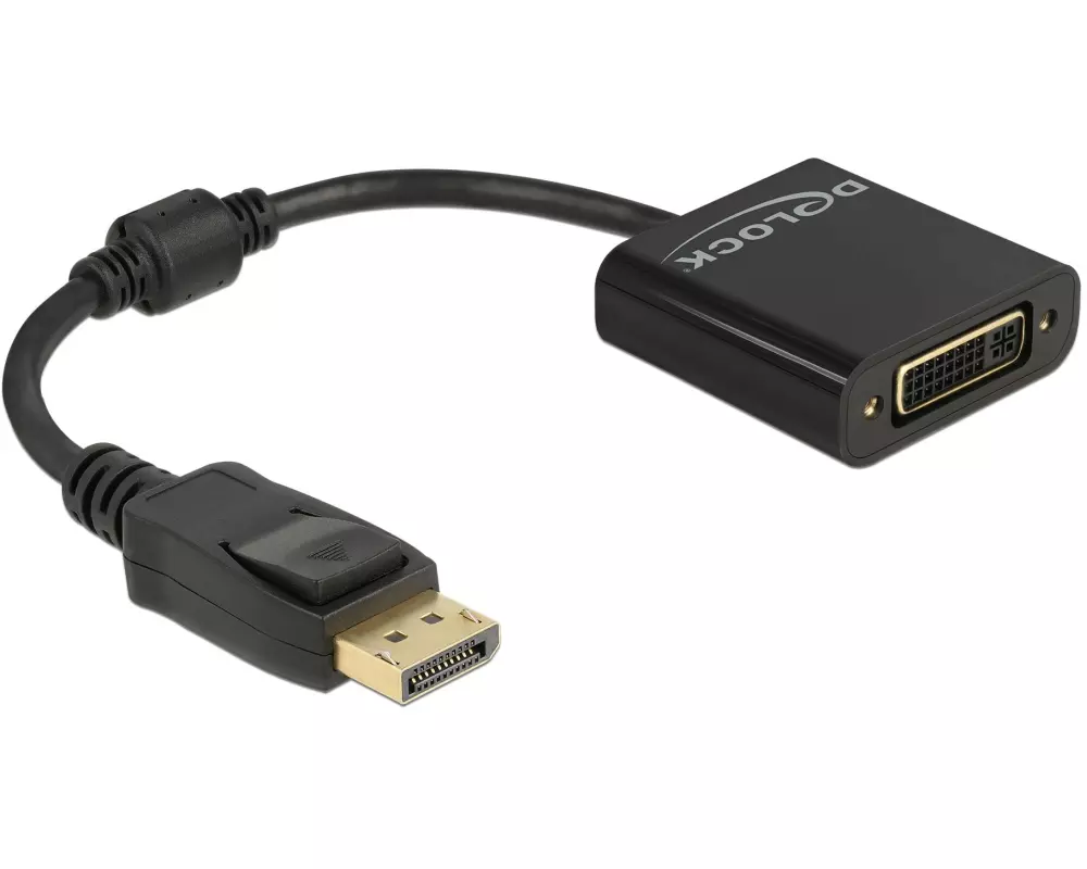 Delock Adapter 4K Passiv DisplayPort - DVI-D